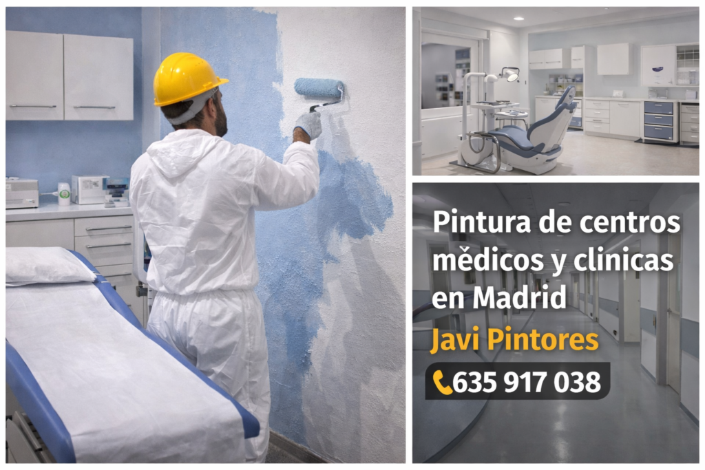 Pintura de centros médicos y clínicas en Madrid