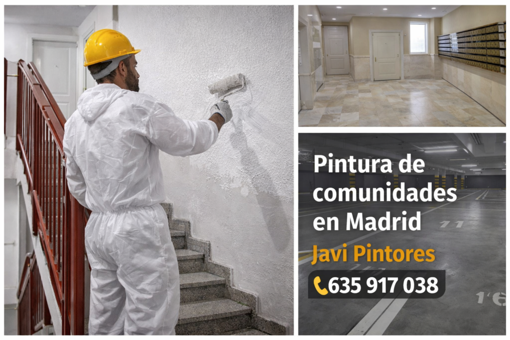 Pintura de comunidades de vecinos en Madrid