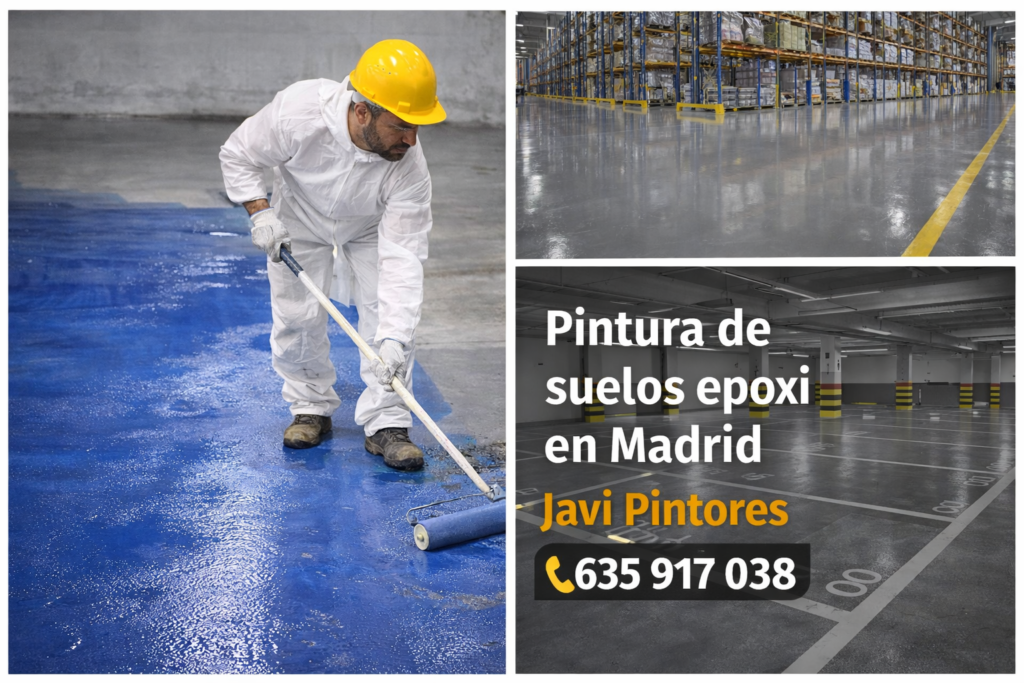 Pintura de suelos epoxi en Madrid